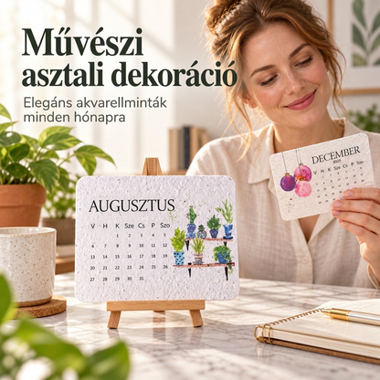 🍃 Elültethető „Timeless” magpapír naptár 2027
