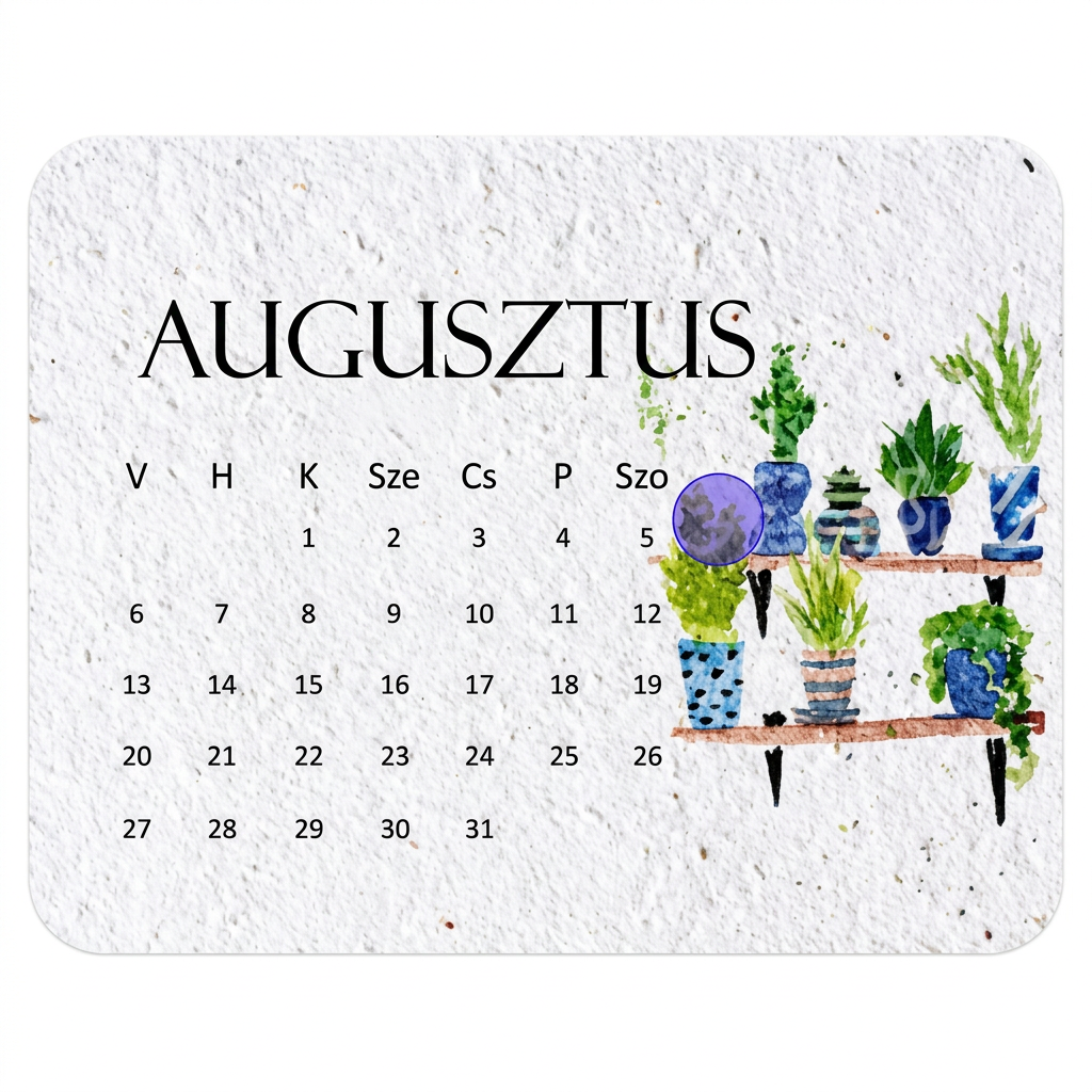 🍃 Elültethető „Timeless” magpapír naptár 2027