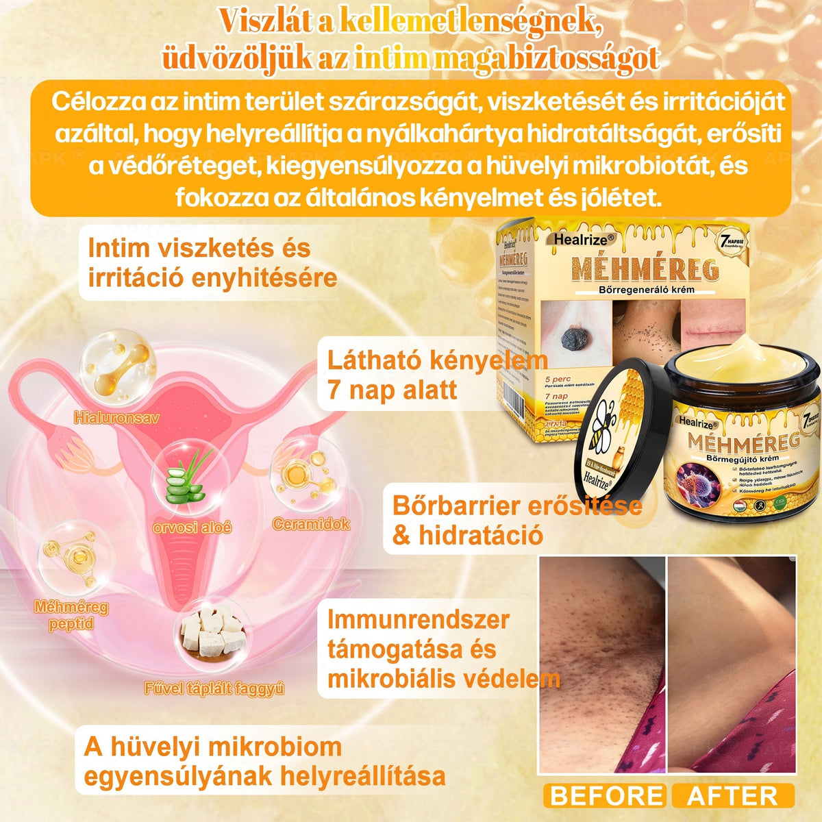 🐝💎 𝐇𝐞𝐚𝐥𝐫𝐢𝐳𝐞® Méhméreg Komplex Arckrém – A természetes bőrápolás új generációja hidratáltabb, simább és ragyogóbb bőrért 🌿✨