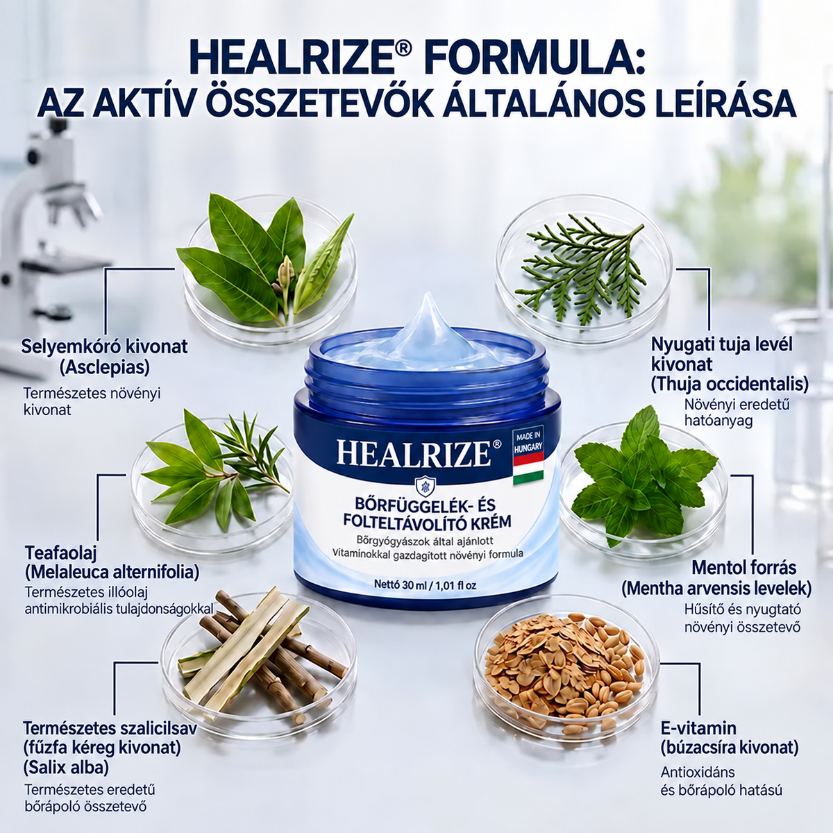 𝐇𝐞𝐚𝐥𝐫𝐢𝐳𝐞®🍄8️⃣ 7 napos krém bőrkinövések és pigmentfoltok ellen (fájdalommentes formula – hegmentes)🌿