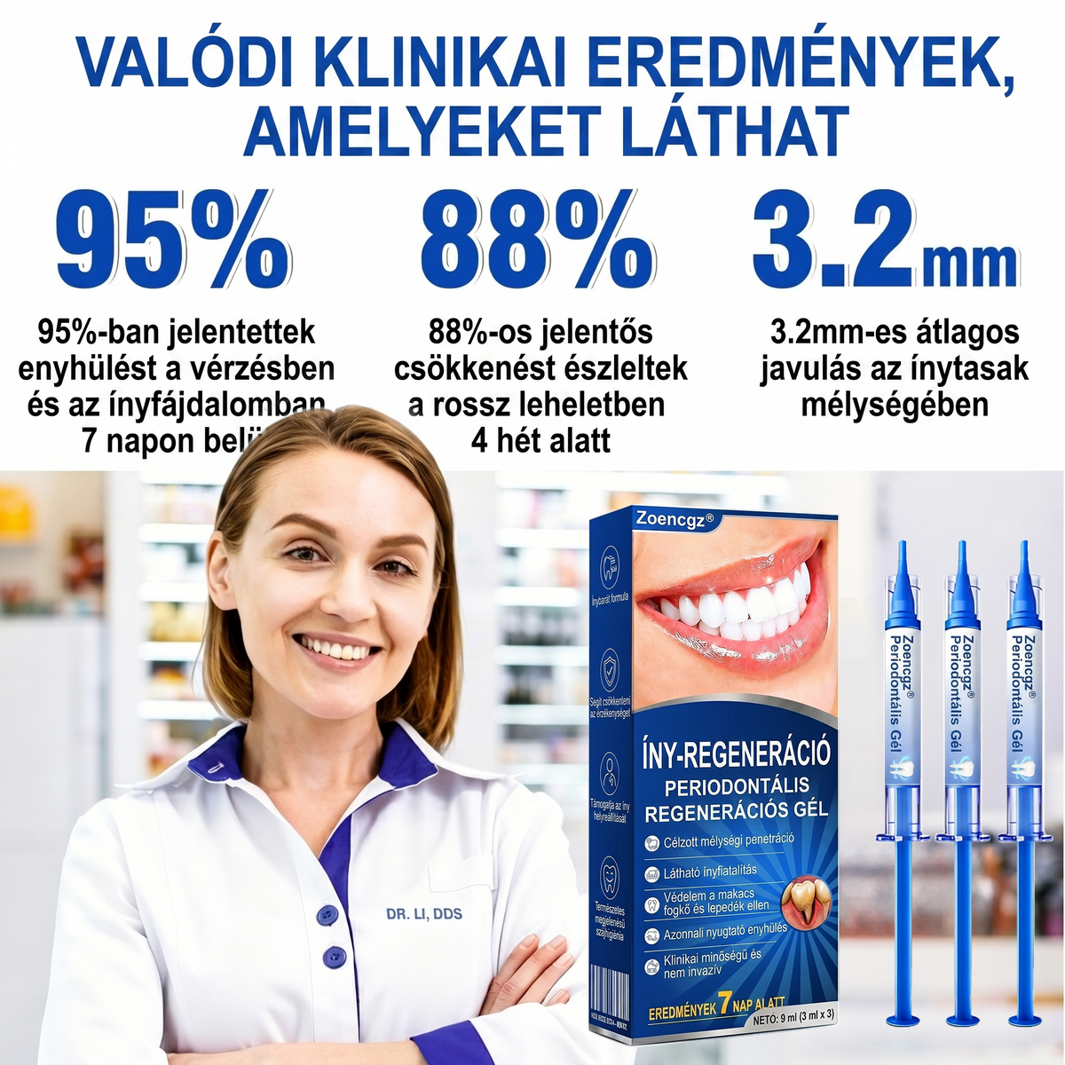 Zoencgz®🦷🔋 Antibakteriális ínyregeneráló gél | Látható eredmények már 7 nap alatt